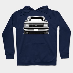 1987 - 1991 Truck / Bricknose Grille BW Hoodie